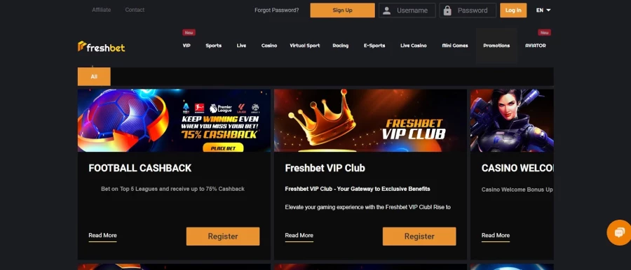 Freshbet Casino UK